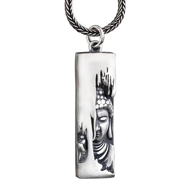 Buddha Stones Tathagata Buddha Strength Protection Amulet Lucky Style Pendant Necklace