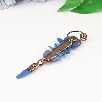 4.2 Inch Blue Kyanite Pendant for Spiritual Protection