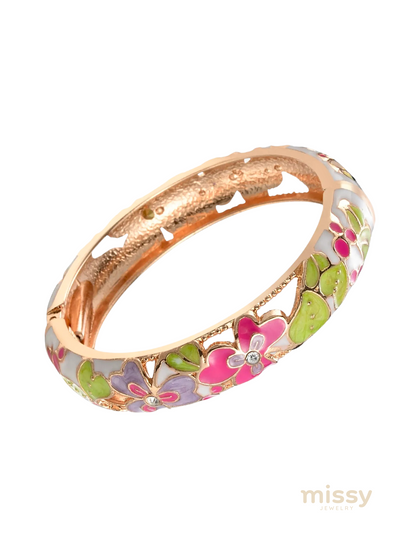 Aria White Bangle