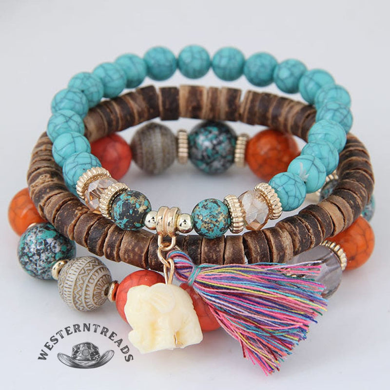 Beaded Tassel Bracelet
