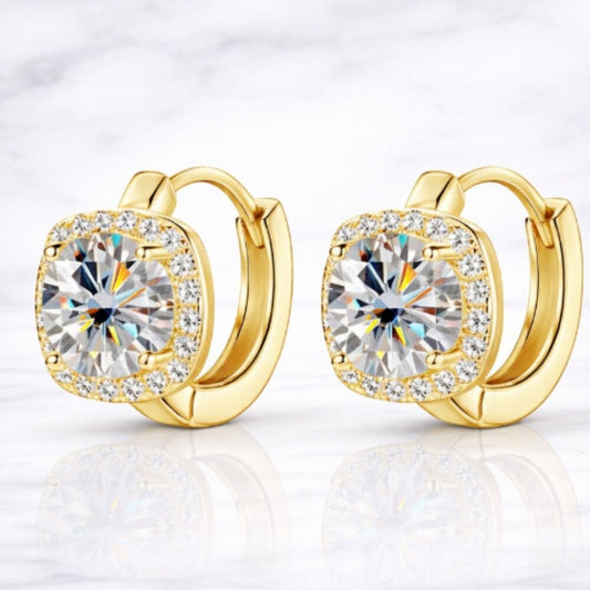 "portofino" 1 Carat Lab Diamond Earrings