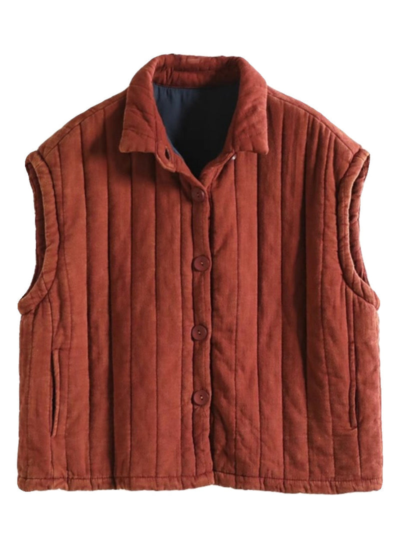 Green Oversized Fine Cotton Filled Vests Winter
