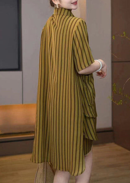 Asymmetrical Striped Sets 2 Pieces Summer