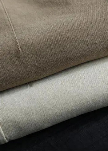 Unique Spring Chothes Clothing Khaki Elastic Waist Jeans