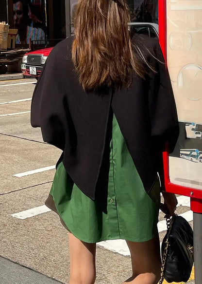 Button Coats and Shirts Two Piece Set Spring