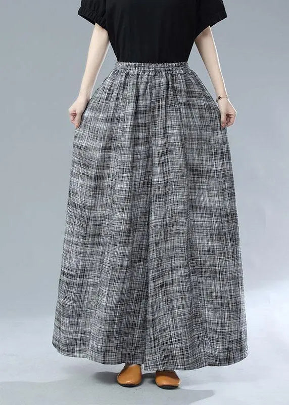 Black Pockets Wide Leg Fall Pants