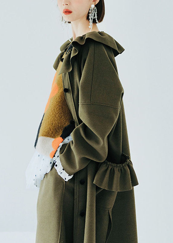 Jacquard Brown O-neck Woolen Waistcoat Sleeveless