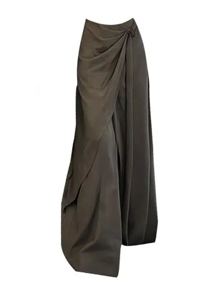 Stylish Cold Shoulder Asymmetrical Design Two Pieces Set Spring