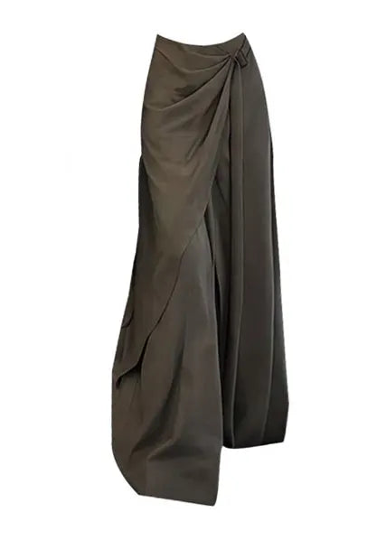 Stylish Cold Shoulder Asymmetrical Design Two Pieces Set Spring