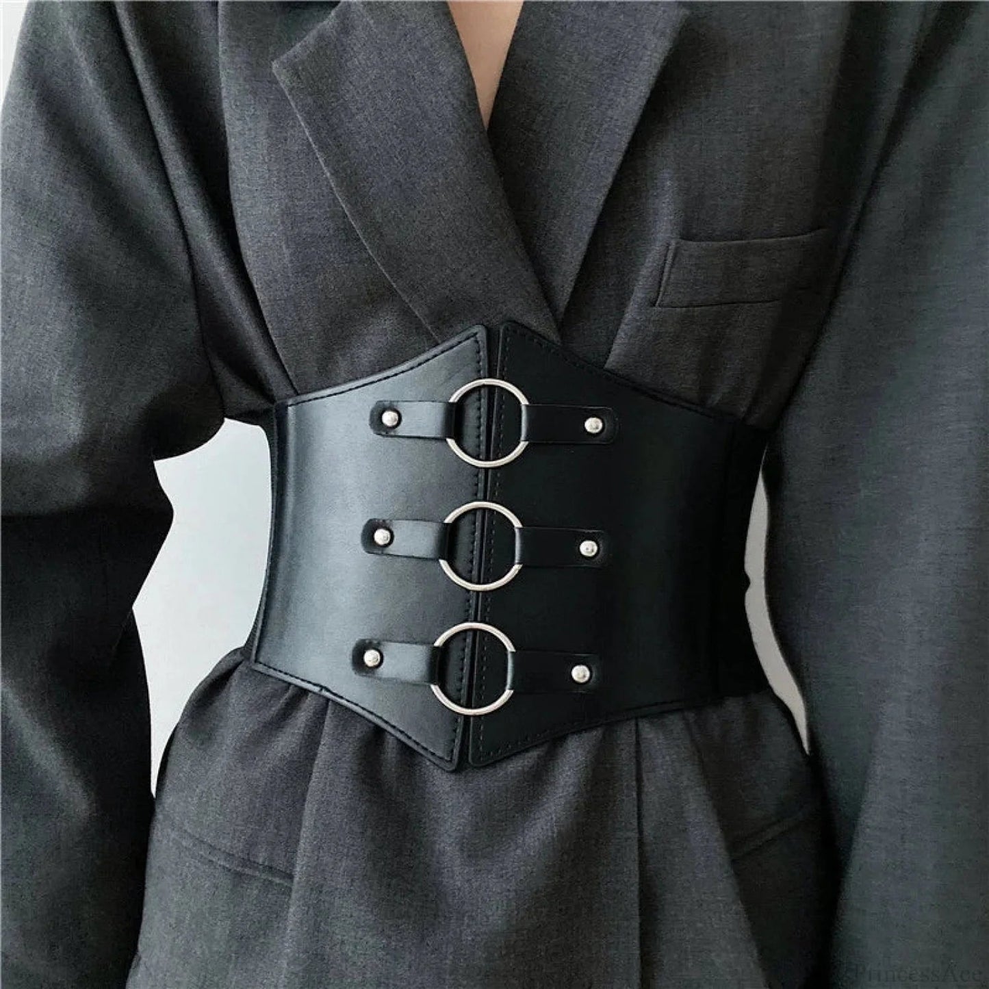 Broad Elastic Gothic Corset Strap