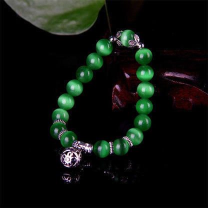 Chrysoberyl Cat Eye Lucky Bracelet | 10mm Handmade Natural