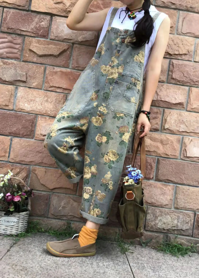 Denim Cotton Jumpsuit Oversized