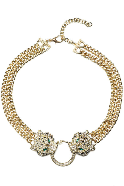 Jag Necklace: Yellow Gold