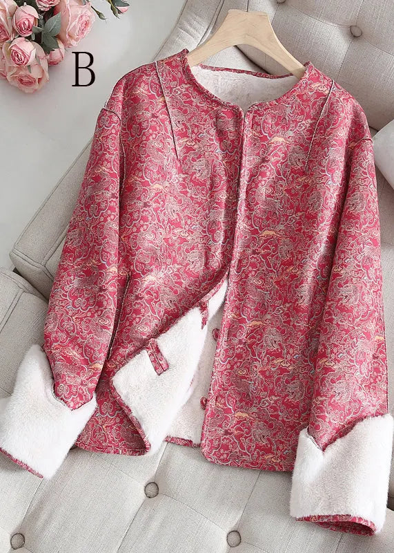 New Chinese Style Mink Velvet Wear on Both Sides Short Coat
