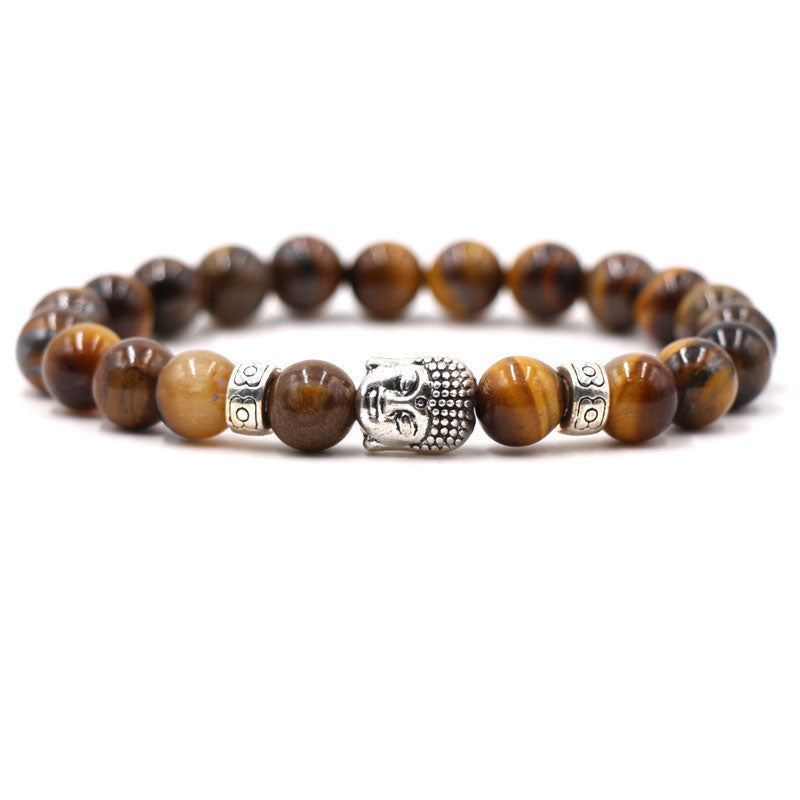 8mm Purple Agate Protection Agate Bracelet