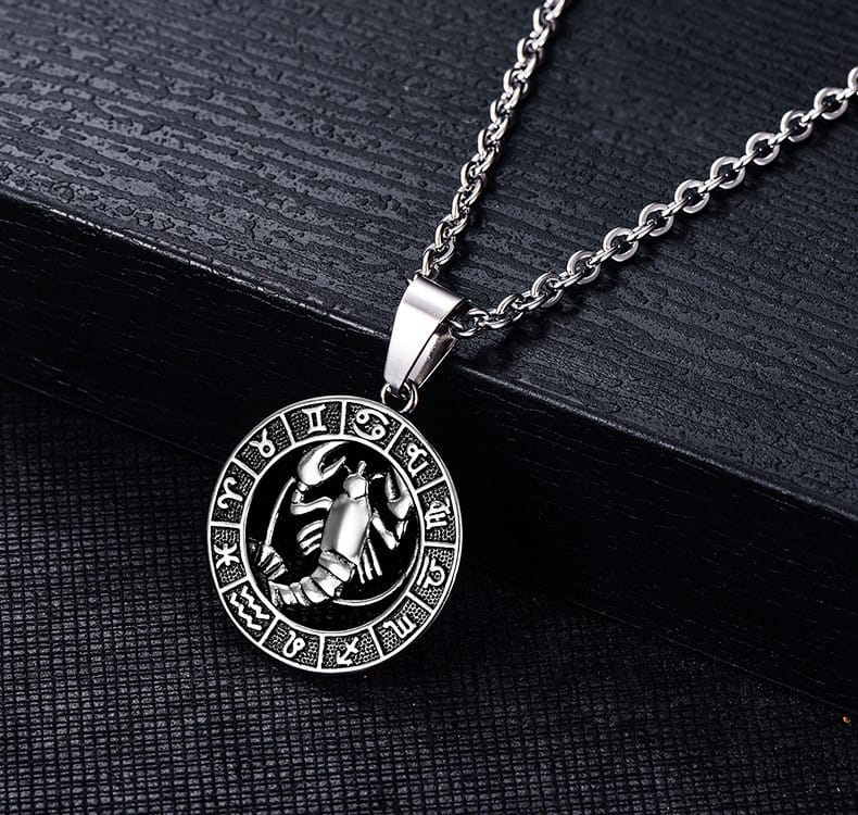 Celestial Zodiac Amulet Necklace