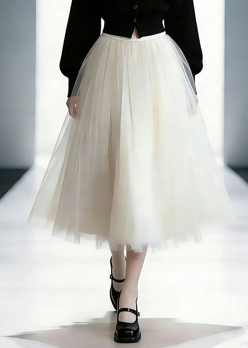 Cotton Knit Cardigans and Tulle Maxi Skirts Two Piece Set Spring