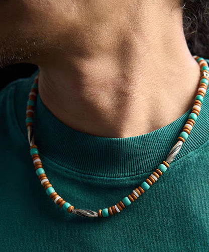 Rainbow Sterling Silver Beading Lariat Necklace