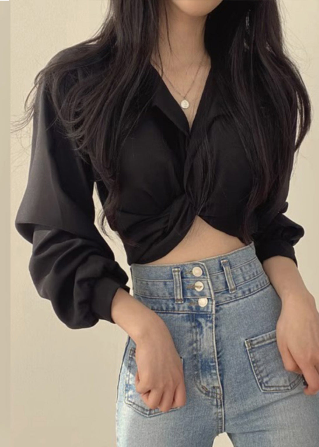 Unique White Peter Pan Collar Shirts Lantern Sleeve
