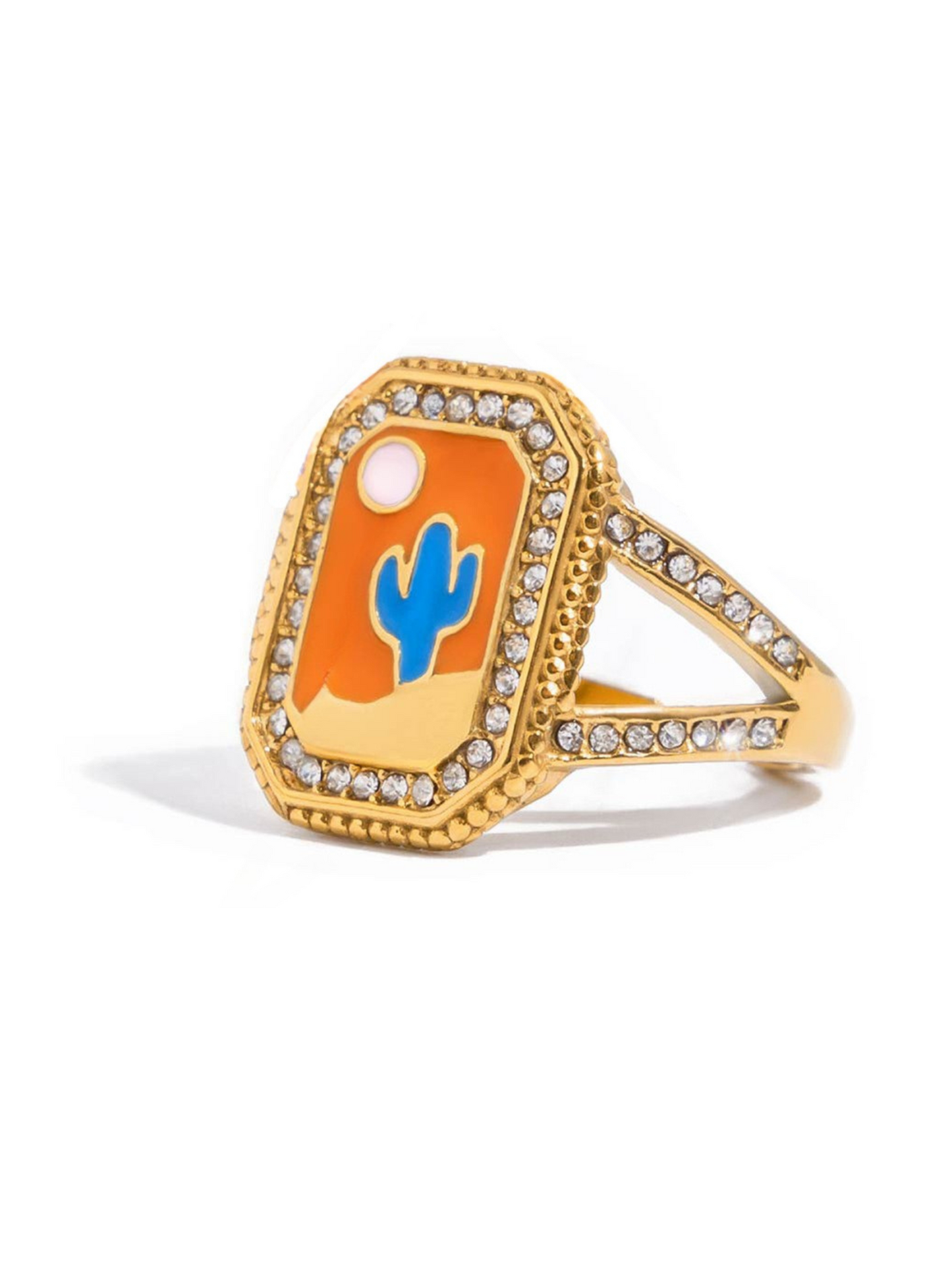Blakelee Modern Emblem Ring