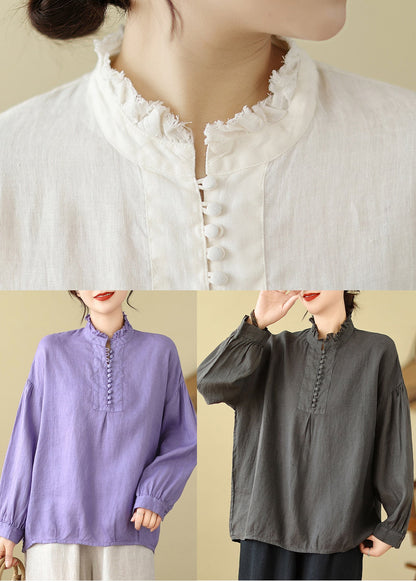 Lavender Oversized Cotton Top Spring