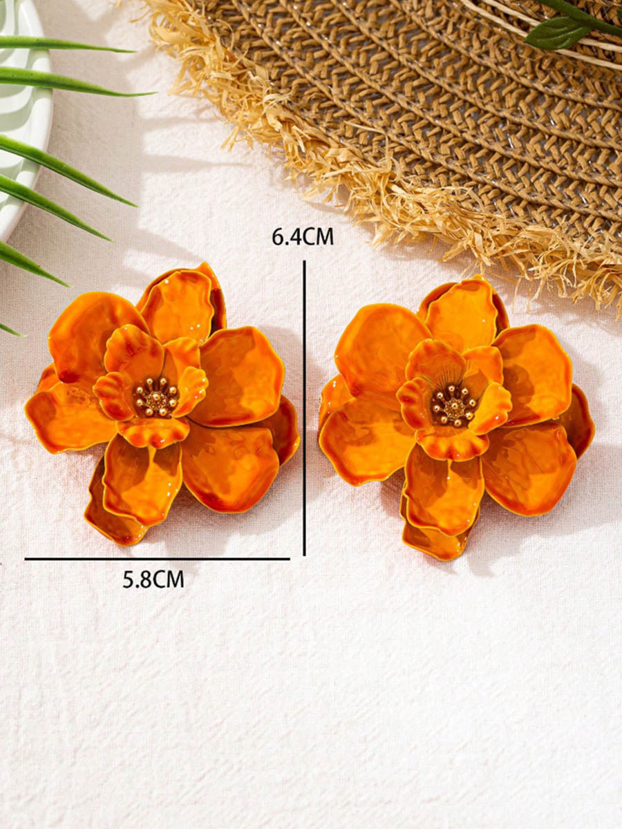 Flower Shape Earrings Accessories