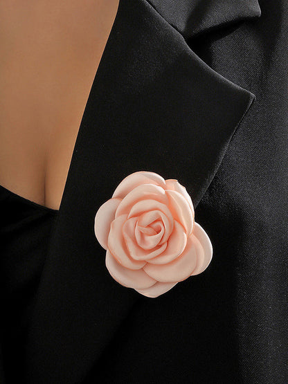 Color Three-dimensional Flower Brooch Accessories