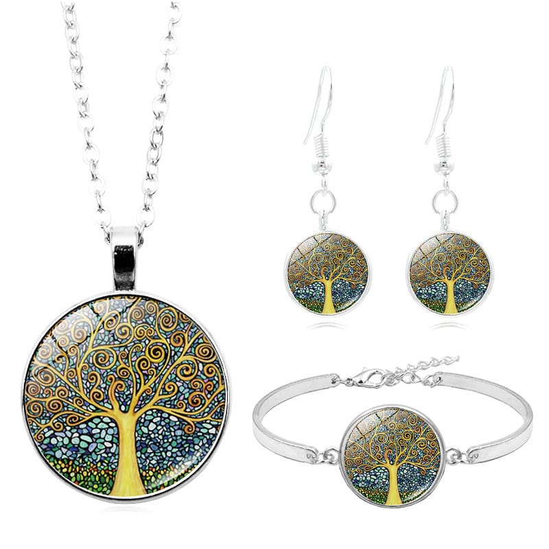 Tree of Life Jewelry Set: Embrace Nature's Mystical Power