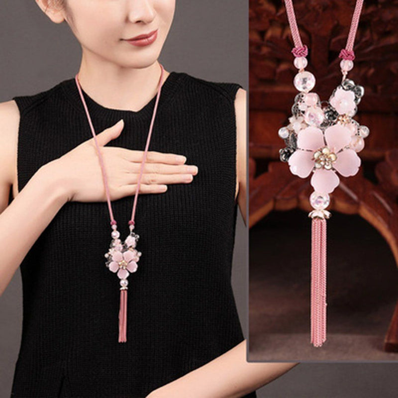 Retro Ornament Chain Simple Pendant Accessories Necklace