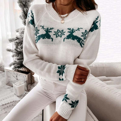 Warm Christmas Knit Sweater for Women