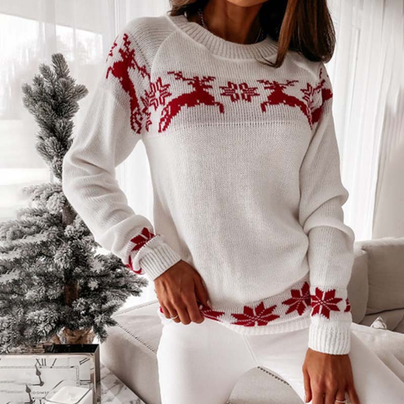 Warm Christmas Knit Sweater for Women