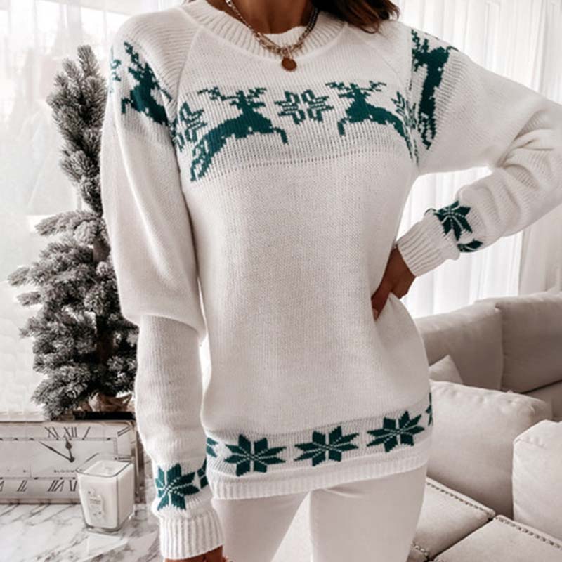 Warm Christmas Knit Sweater for Women