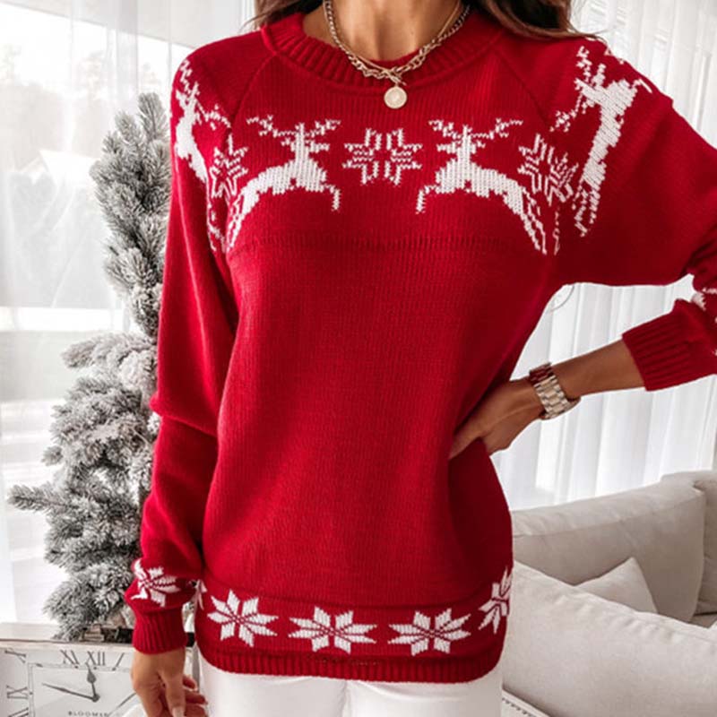Warm Christmas Knit Sweater for Women