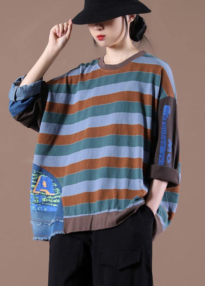 New Striped Knee Spring Tops
