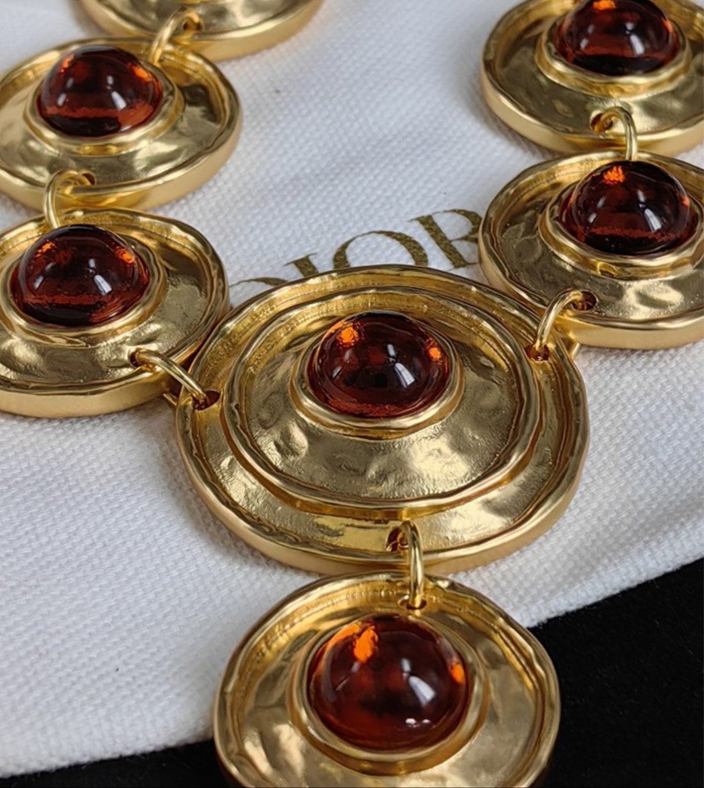 Rosa Amber Statement Necklace