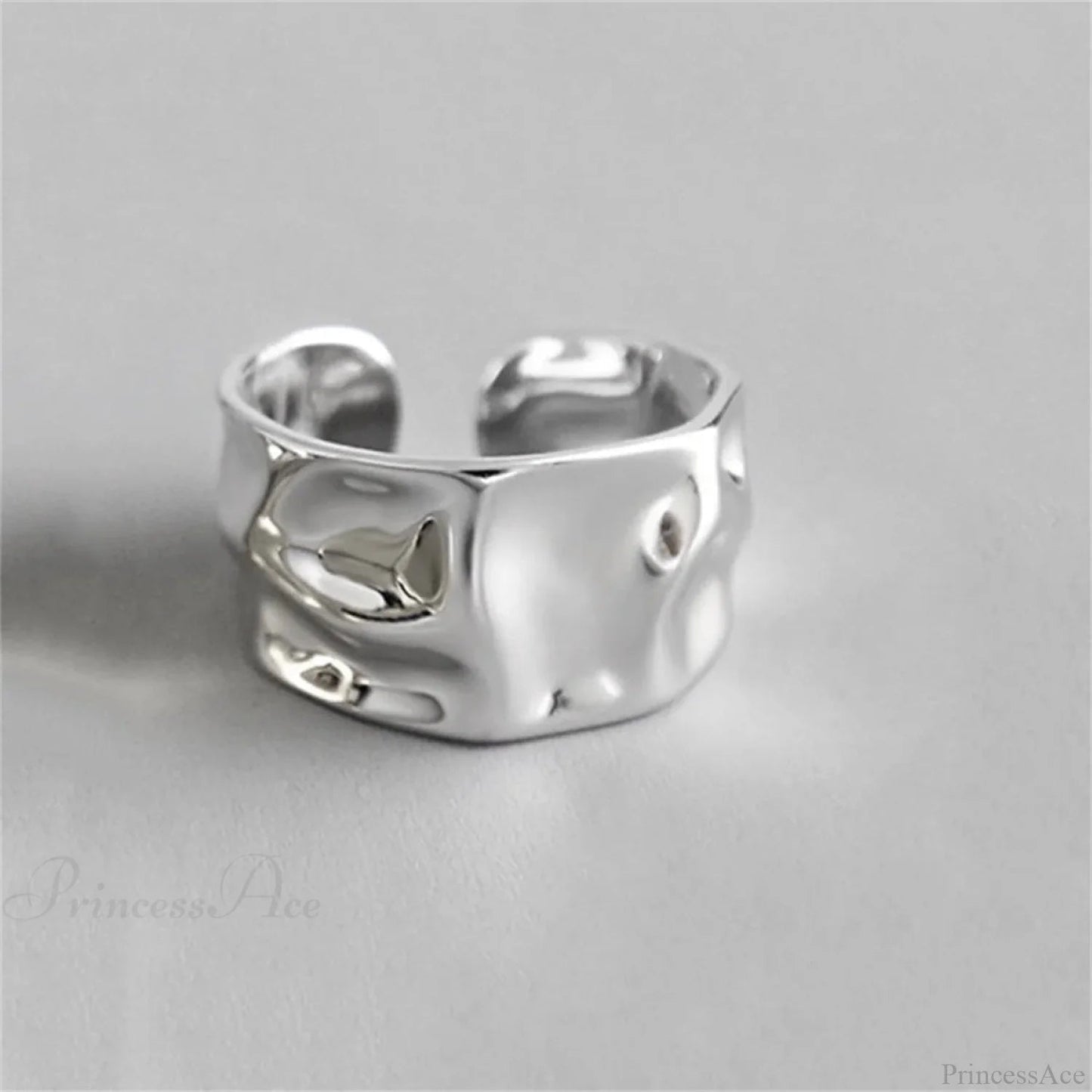 Stylish Silver Simple Gothic Ring