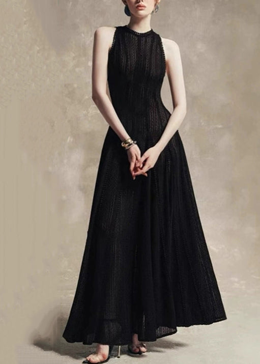 Stylish White Hollow Out Lace Party Dress Sleeveless