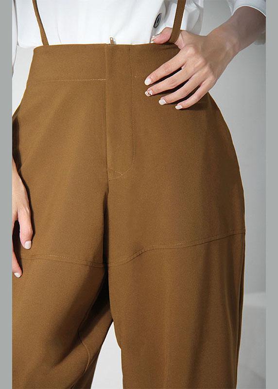 Art Brown High Waist Carpenter Pants Pants