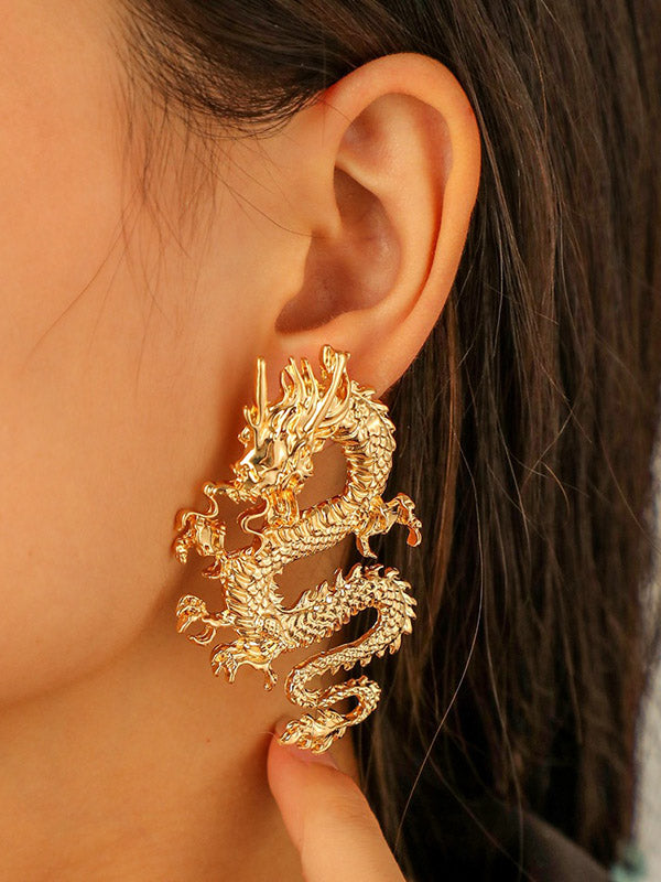 Animal Shape Color Drop Earrings