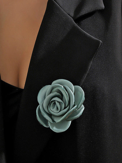Color Three-dimensional Flower Brooch Accessories