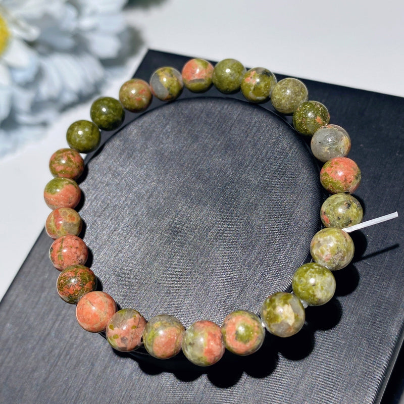 6mm Mixed Crystal Healing Bracelet for Energy Balance