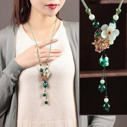 Retro Ornament Chain Simple Pendant Accessories Necklace