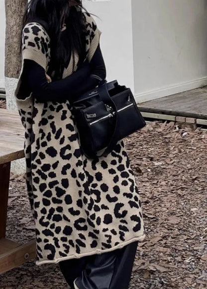 Rose V Neck Print Cotton Knit Long Dresses Fall