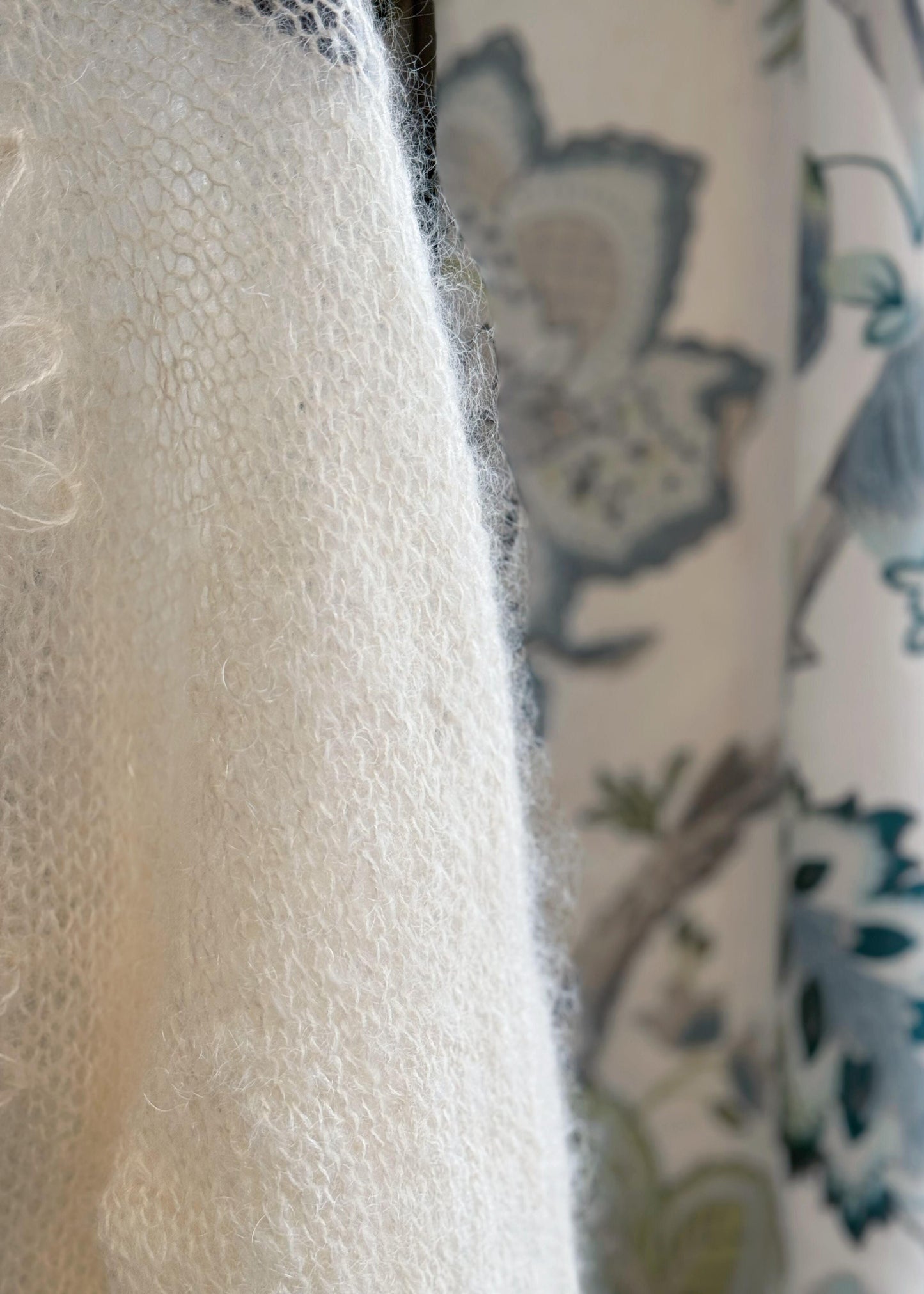 New Beige O Neck Mohair Knitted Cardigans Fall