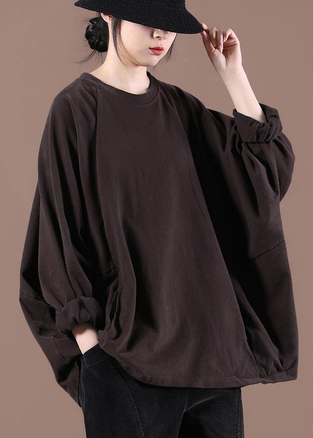 Art Chocolate Spring Long Tops