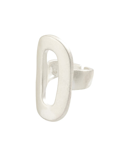 Adjustable Geometric Hollow Color Rings Accessories