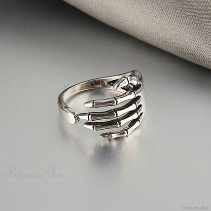 Clear Cross Rebel Gothic Ring