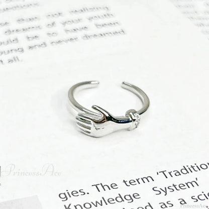 Imaginative Pair Handclasp Macabre Band