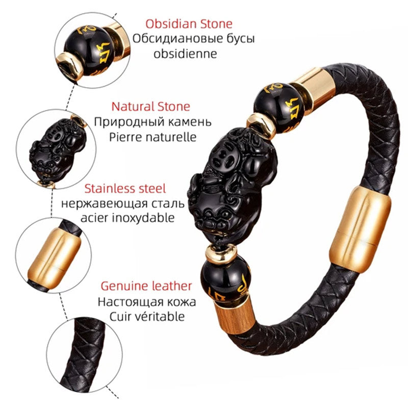 Fengshui Tiger Eye Pixiu Bracelet