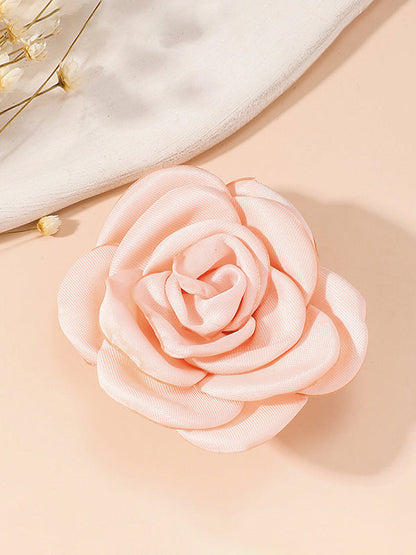 Color Three-dimensional Flower Brooch Accessories